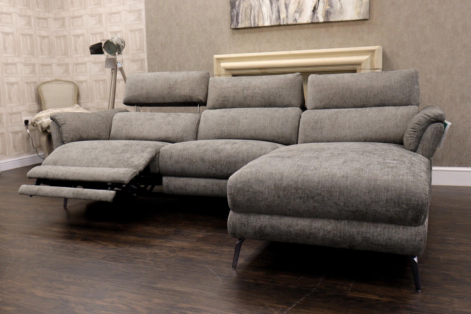 DFS Darwin Corner Sofa in Grey Combination