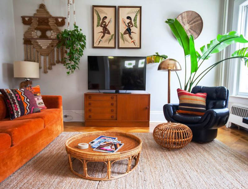 Orange Sofa