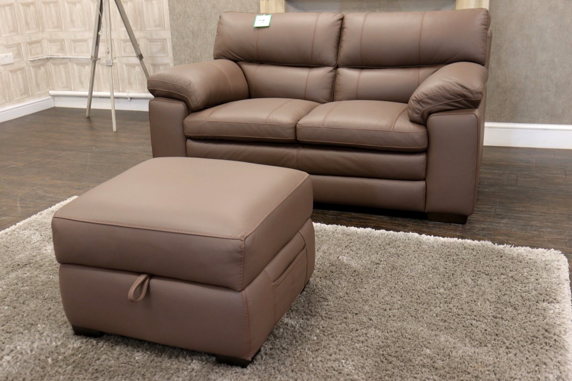 WORLD OF LEATHER | COZEE | 2 + FOOTSTOOL - Image 5