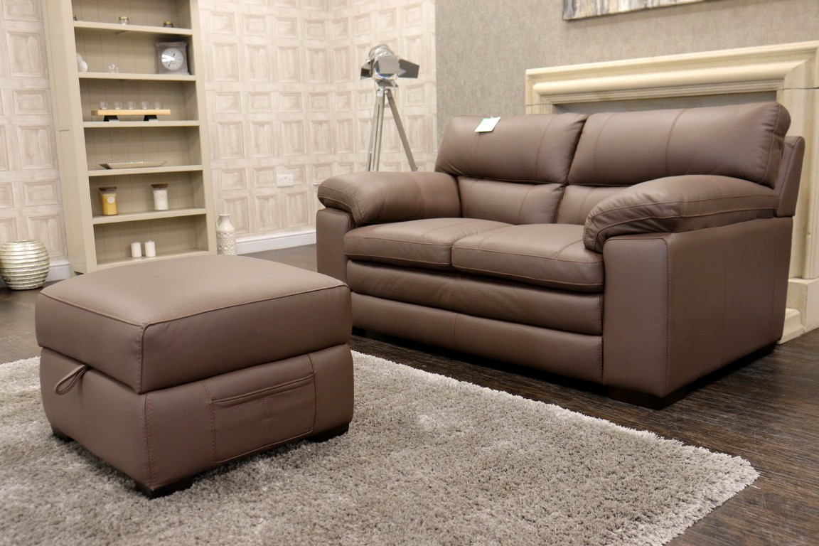 WORLD OF LEATHER | COZEE | 2 + FOOTSTOOL - Image 12