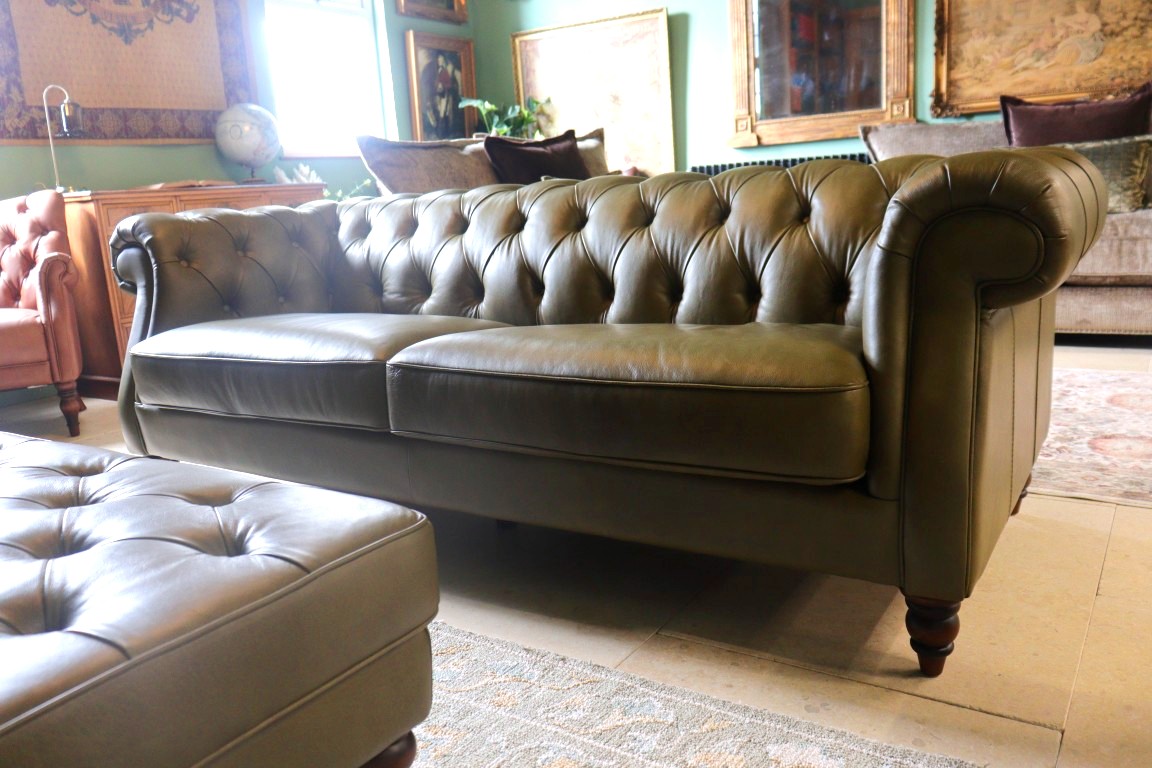 THE HERITAGE GALLERY | SANDRINGHAM | GRAND SOFA + CLUB CHAIR + STOOL - Image 10