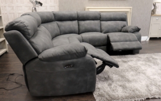 Oversized corner sofa filling a large open plan living room