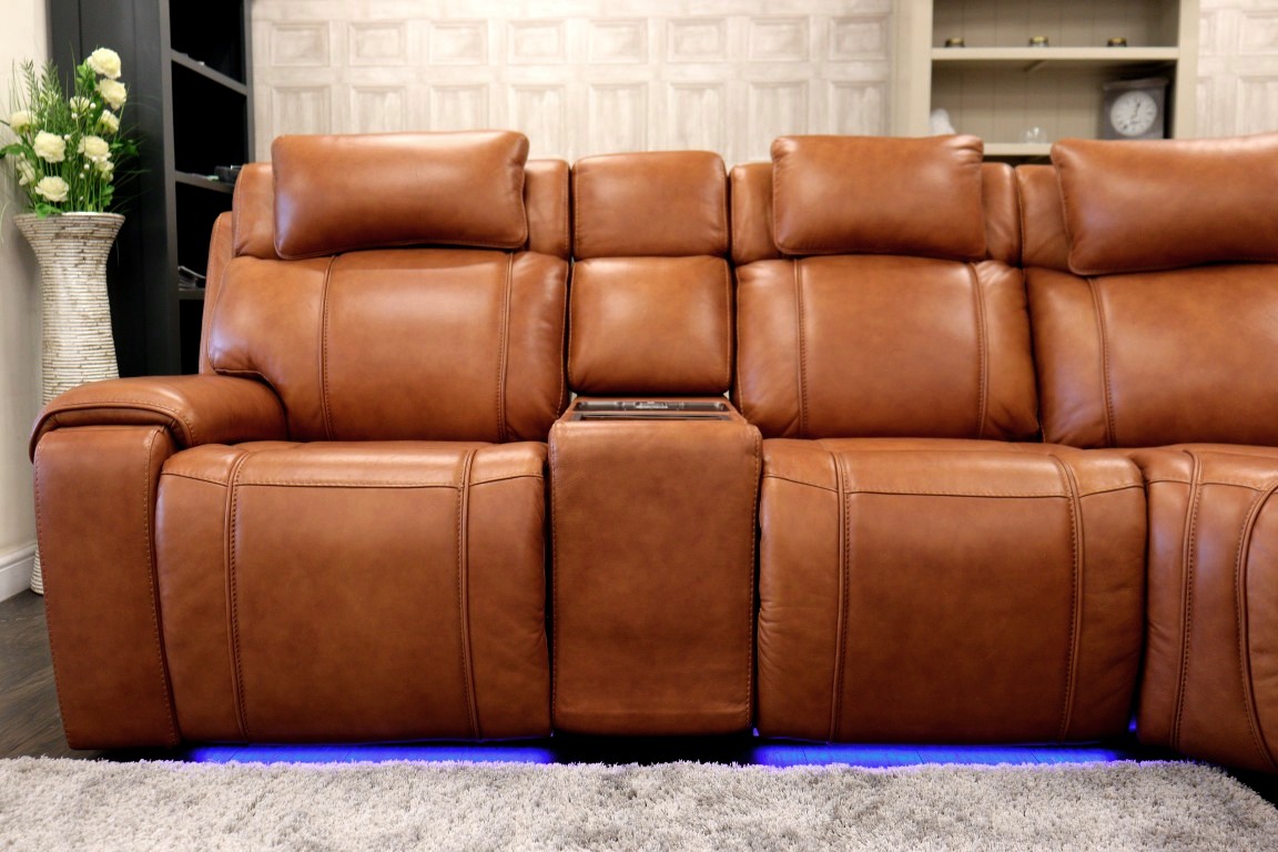 WORLD OF LEATHER | HOLLYWOOD | CINEMA CORNER SOFA - Image 15