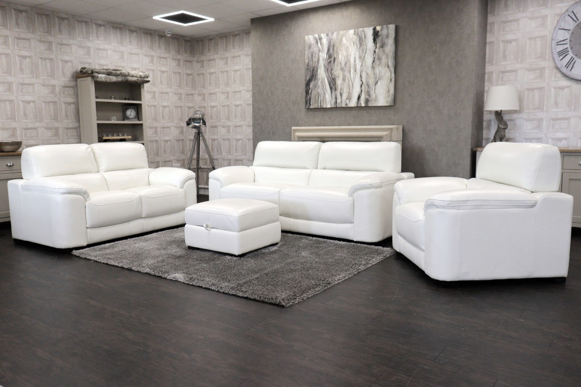 WORLD OF LEATHER | NOVA | 3 + 2 + 1 + STOOL - Image 9